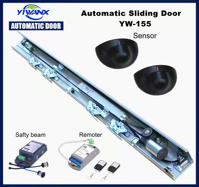 OEM स्वचालित स्लाइडिंग डोर ऑपरेटर सिस्टम फ्रेमलेस ग्लास डोर के लिए