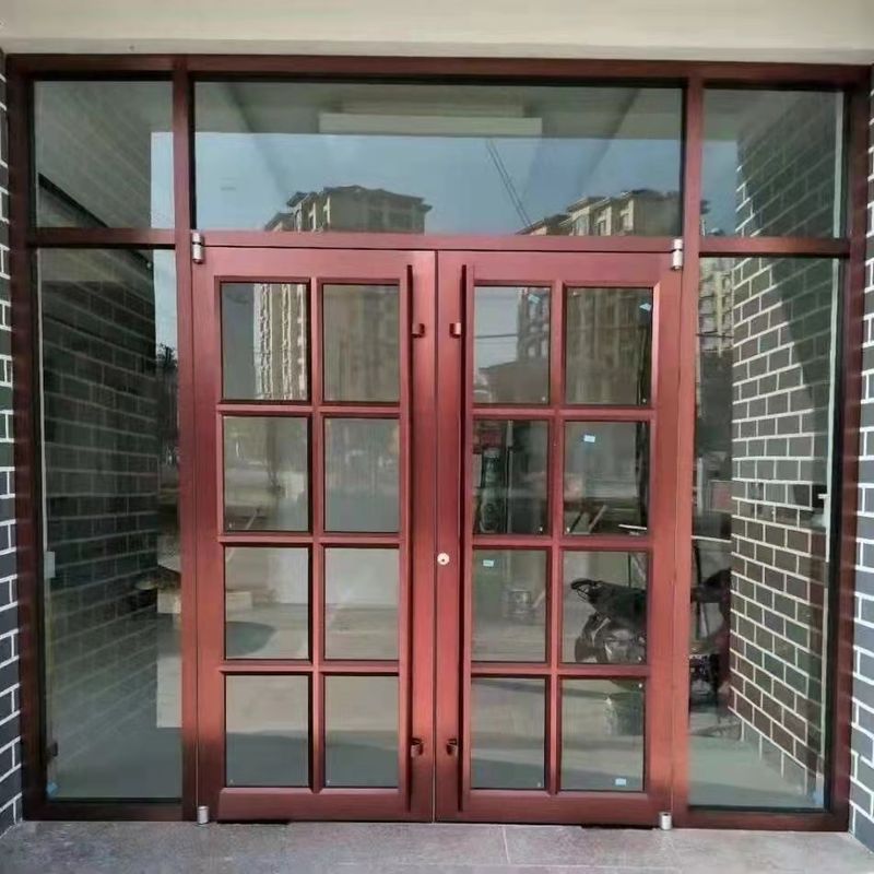 रिमोट कंट्रोल दरवाजे सफेद UPVC 24 इंच स्वचालित स्विंग दरवाजा KFC दरवाजा