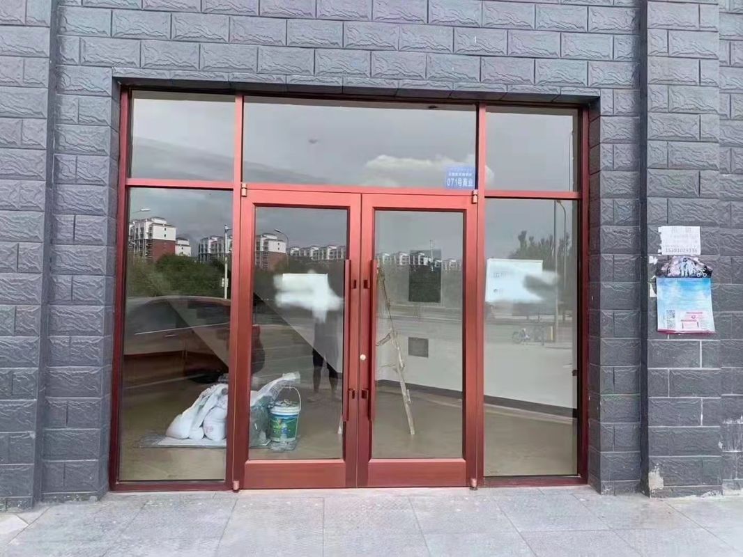 रिमोट कंट्रोल दरवाजे सफेद UPVC 24 इंच स्वचालित स्विंग दरवाजा KFC दरवाजा